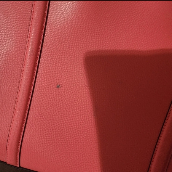 🍂🍁EXTREMELY SUPER RARE COLOR Kate spade newbury lane briar tote neon coral - Picture 6 of 12